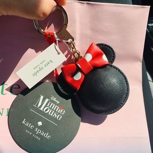 MINNIE MOUSE KATE SPADE KEYCHAIN